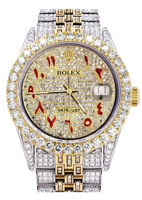 putting diamonds on a rolex